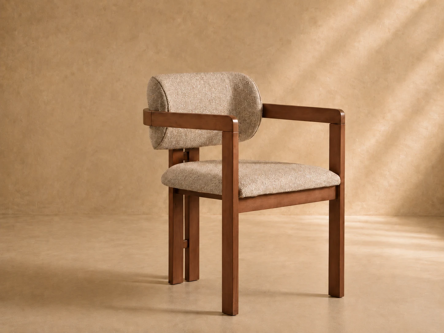 Luna · Warm Walnut Dining Chair