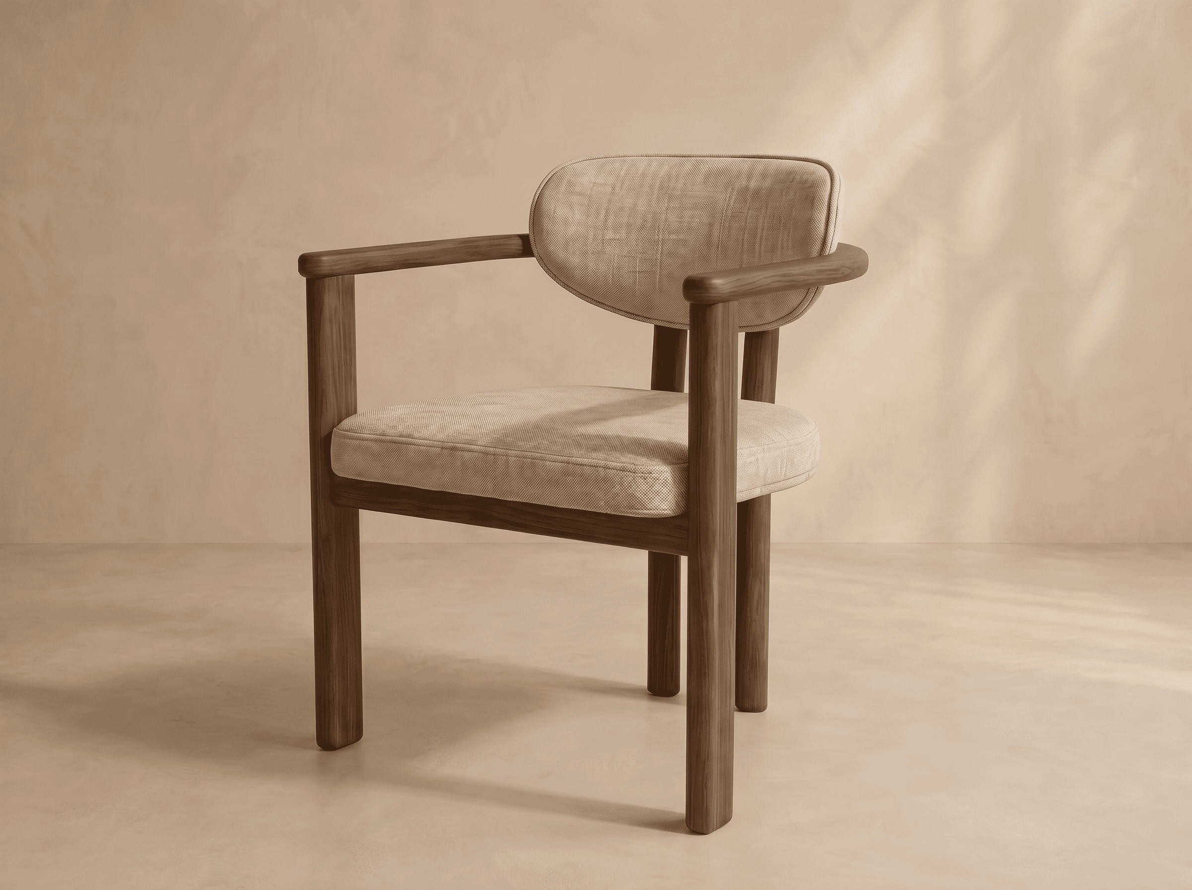 Orion · Dark Walnut Dining Chair