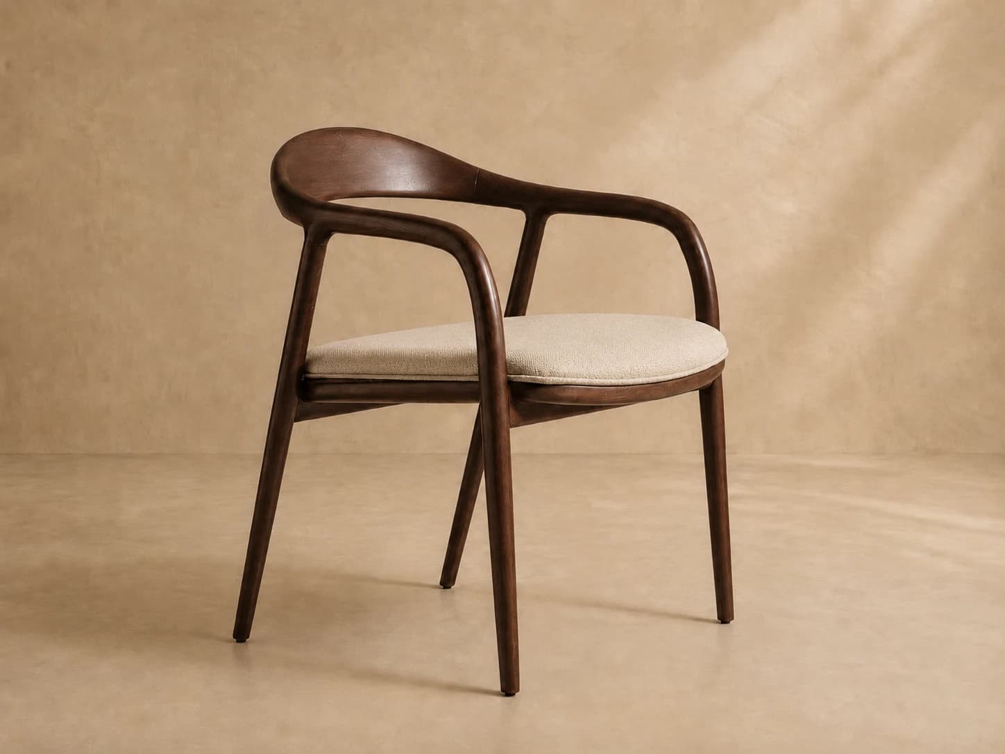Sakura · Dark Walnut Dining Chair
